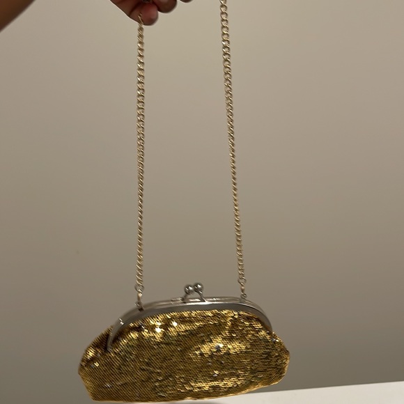 MAX Gold Sequence Purse
